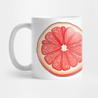 Half Grapefruit Art Mug